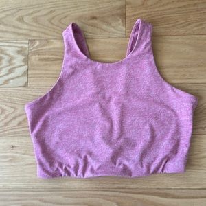 Outdoor Voices Venus Crop Top, pink, size L